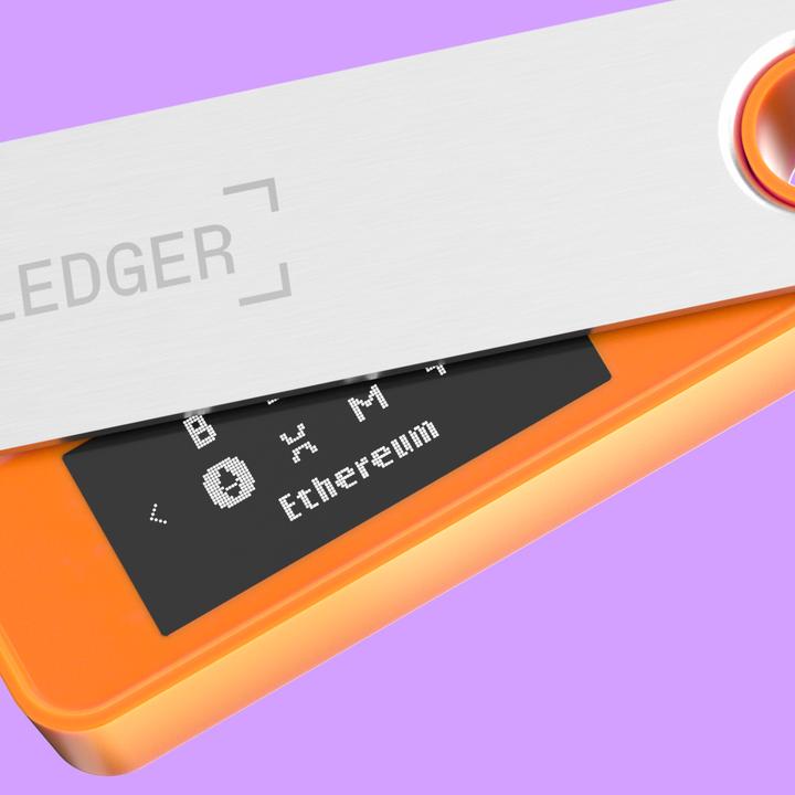 Actual product image Ledger Nano S Plus - Orange (Litecoin, Bitcoin, Dogecoin, Ethereum Classic, Dash)
