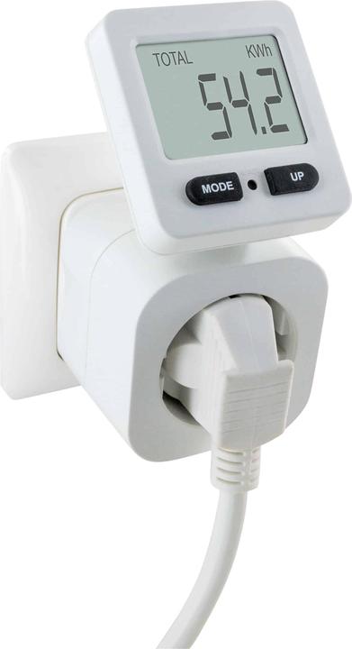 Productafbeelding Schwaiger Energiekostenmeter met flex. Display, wit
