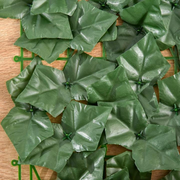 Immagine prodotto Swisshandel24 Siepe artificiale Siepe di privacy Piante Siepe Decorazione murale Verde scuro 300 x 100 cm (300 cm)