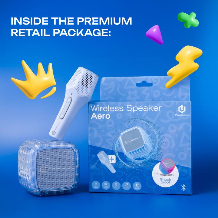 Produktbild PowerLocus Aero Kids Karaoke Bluetooth-Kinderlautsprecher