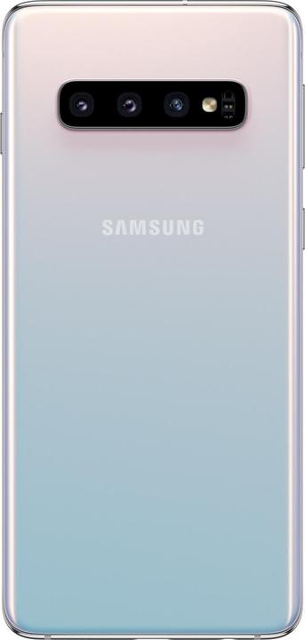 Actual product image Samsung Galaxy S10 (128 GB, Prism White, 6.10", Hybrid Dual SIM, 16 Mpx, 4G)