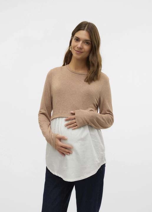 Produktbild Mamalicious Normal geschnitten Rundhals Top Bluse (L)