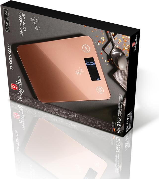 Image du produit BerlingerHaus Balance de cuisine numérique max. 5 kg Rose Gold Edition