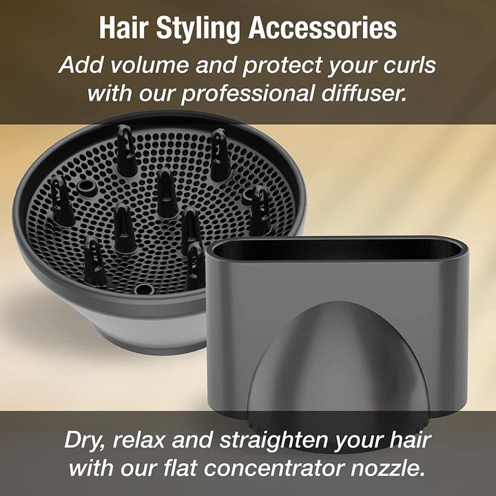 Actual product image Tilcare Cordless Hairdryer with Diffuser