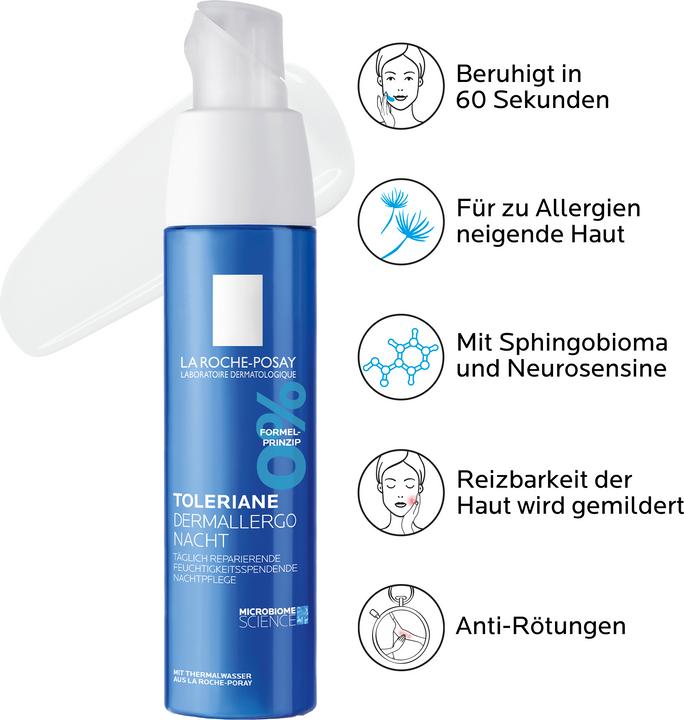 Immagine prodotto La Roche Posay Tolériane Dermallergo (40 ml, Crema notte)