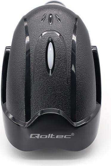 Actual product image Qoltec 50856 Wireless barcode scanner 1D 2D | 2 4 GHz