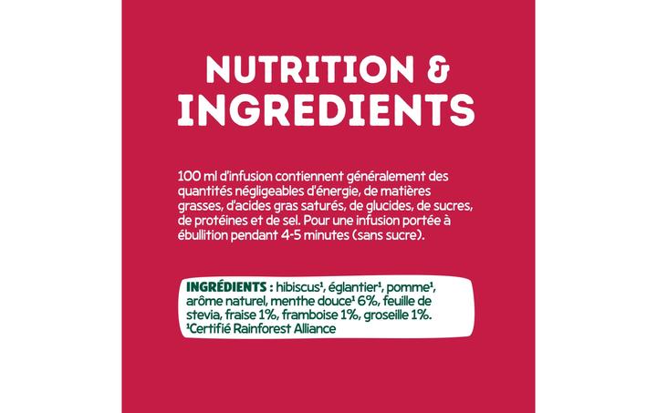 Energie-Label Elephant Infusion Fruit Rouges (48 g)