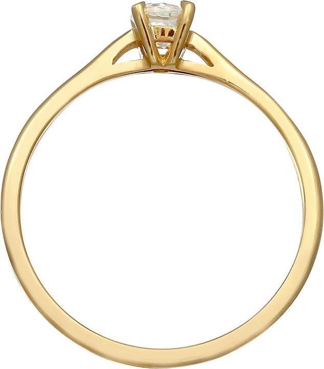 Image du produit Elli PREMIUM Bague Topaze Solitaire Bague de fiançailles 375 or jaune (58, 375/9 K)