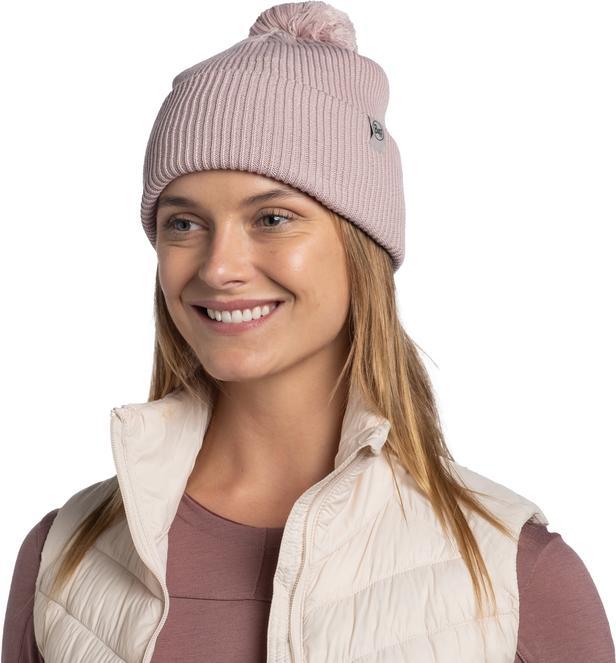 Actual product image Buff Knitted Hat Renvi Rosewood
