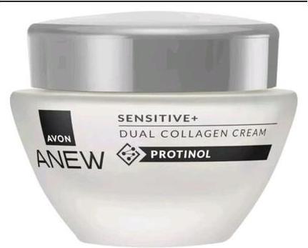 Actual product image Avon Anew Sensitive+ Protinol Dual Collagen Face Cream 50ml (50 ml, Face toner)