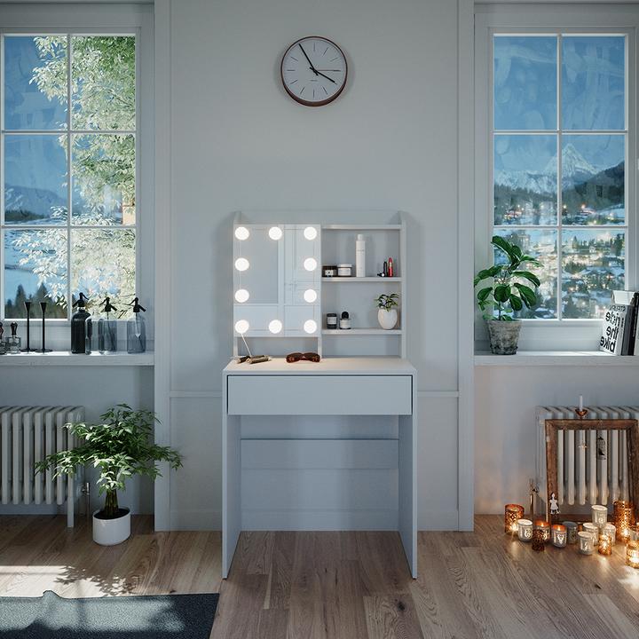 Actual product image Vicco Laura with lighting (70 x 40 x 136 cm)