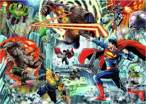 Actual product image Ravensburger Puzzle 12000245 - Superman - 1000 pieces DC Comics jigsaw puzzle for adults and children from (1000 pieces)