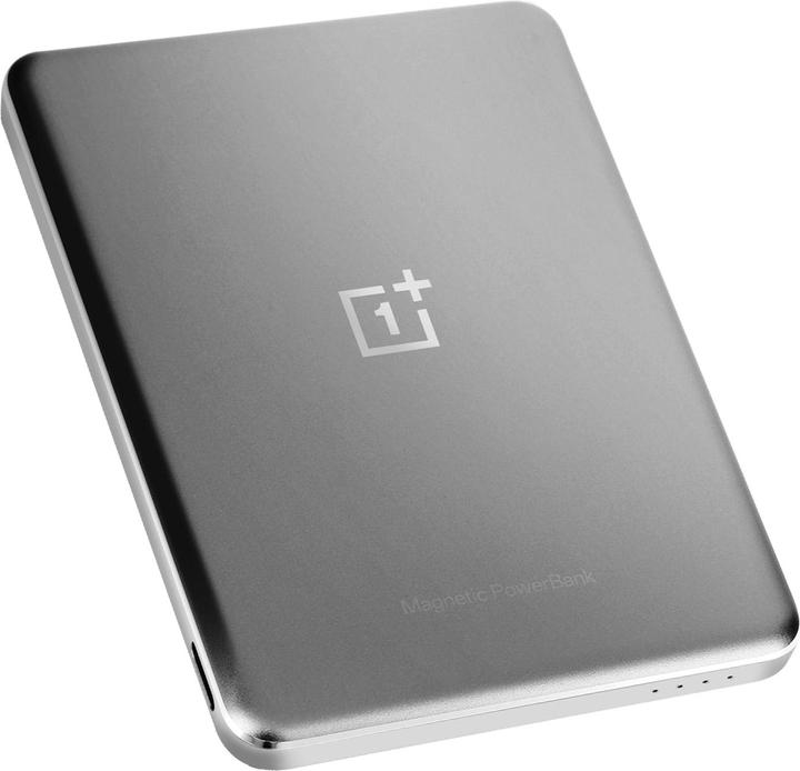 OnePlus Slim Wireless Magnetic Power Bank, 5000 mAh, grau (5000 mAh, 10 W)