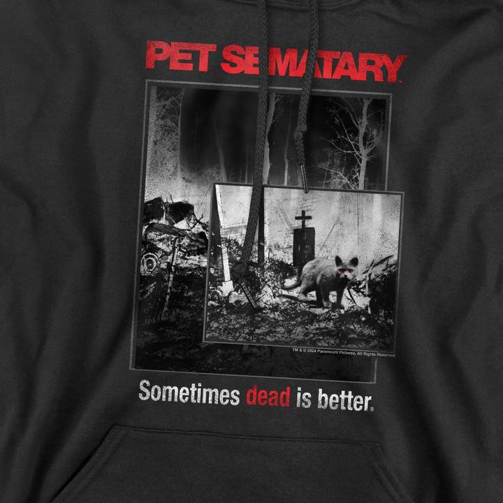 Immagine prodotto Pet Sematary Felpa con Cappuccio Poster Gatto Uomo (XL)