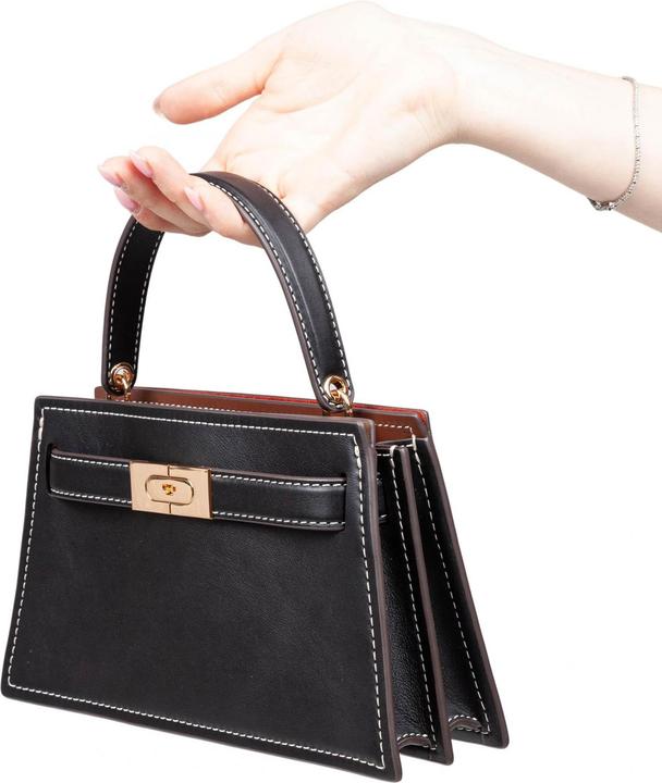 Image du produit Tory Burch mini bag lee radziwill petite in leather color black