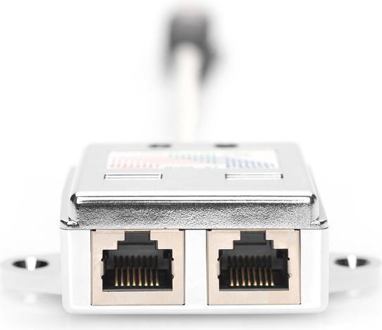 Actual product image Digitus Patch Cable Adapter, CAT 5e, shielded - 1:1 (RJ45, RJ45 (1x))