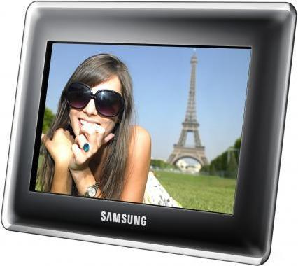 Produktbild Samsung SPF-87H, 8" TFT mit Fotorahmen-Funktion, USB (8", 800 x 480 Pixel)