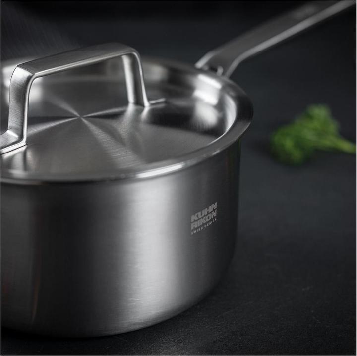 Produktbild Kuhn Rikon Stielkasserolle (16 cm, Stielkasserolle, Edelstahl, Aluminium)