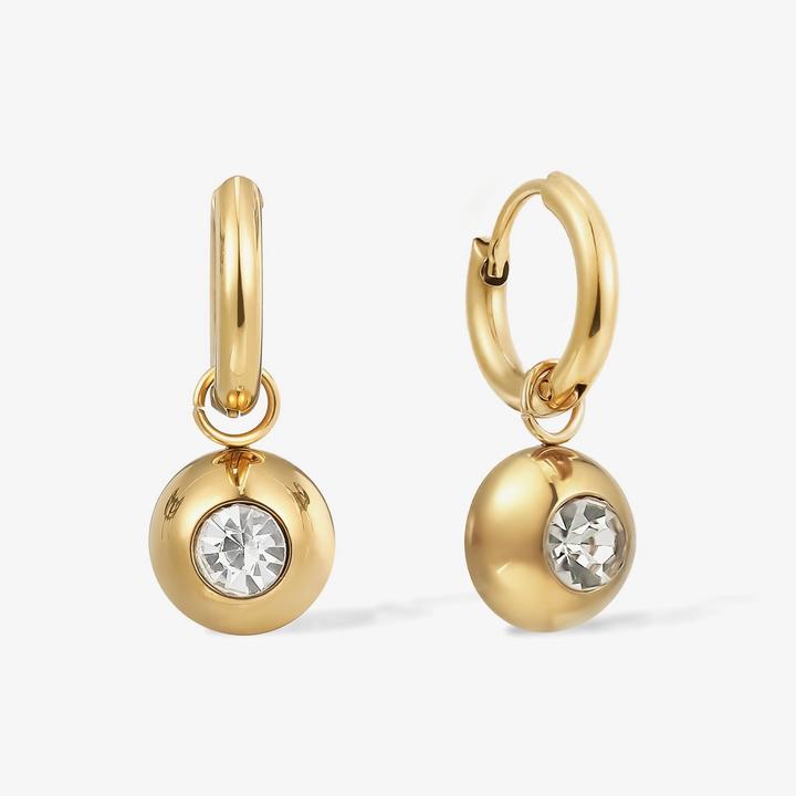 Immagine prodotto Sensora Jewelry Orecchini a brillante tondo (Acciaio inossidabile)