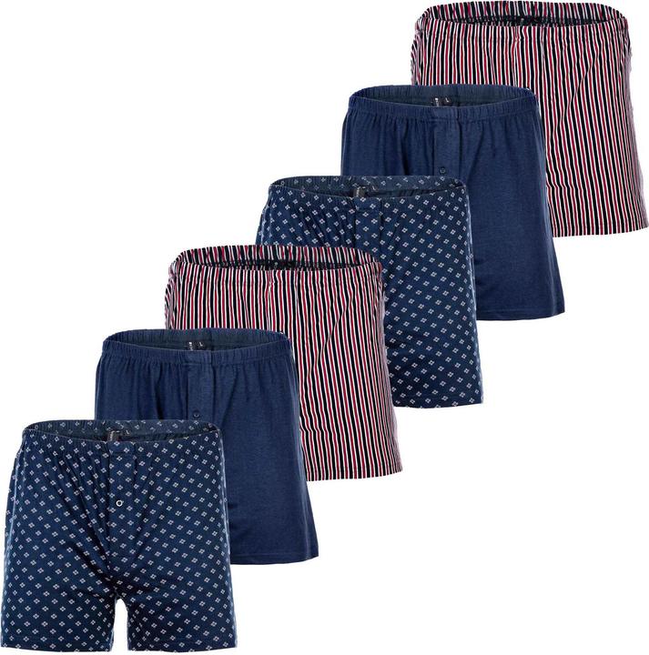 Produktbild Your Basics Boxershort Casual Locker sitzend (XXL, 6er Pack)