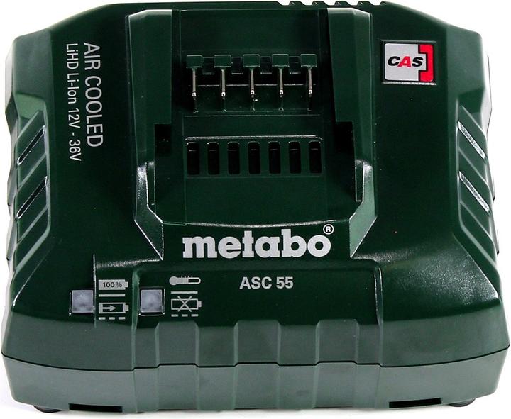 Actual product image Metabo Basic set 2x Li-Power battery pack 18 V 4.0 Ah CAS Li-Ion battery + charger ASC 55 ( 685050380 ) (18 V)