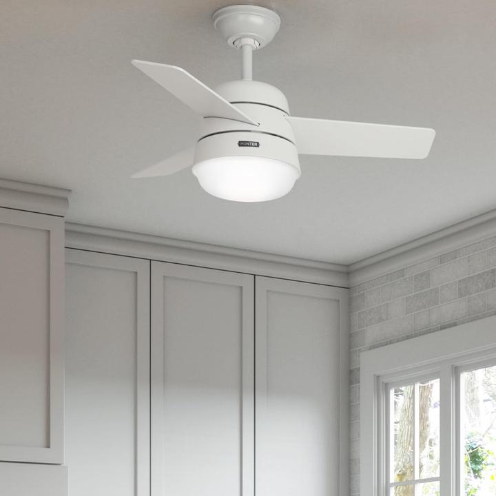 Immagine prodotto Hunter Ventilatore da soffitto Finley 36" 91 cm bianco fresco (46 dB)