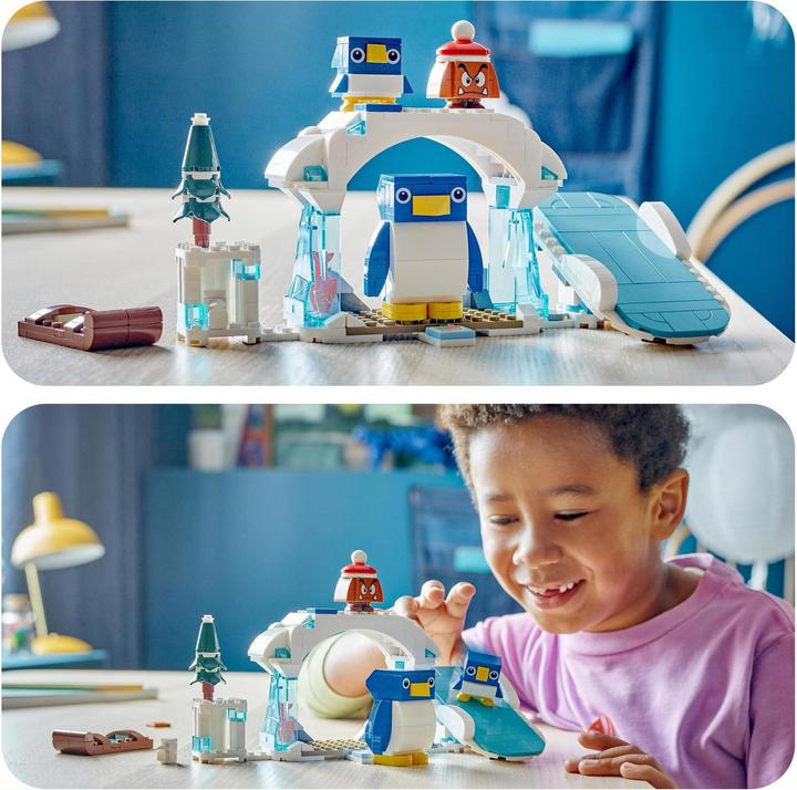 Actual product image LEGO 71430 Snow adventure with the penguin family - extension set (71430, LEGO Super Mario)
