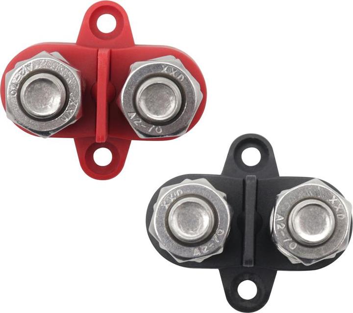 Image du produit Offgridtec Dual Terminal Stud / borne à vis double avec plaque d'isolation amovible 2 x M10 (3/8")