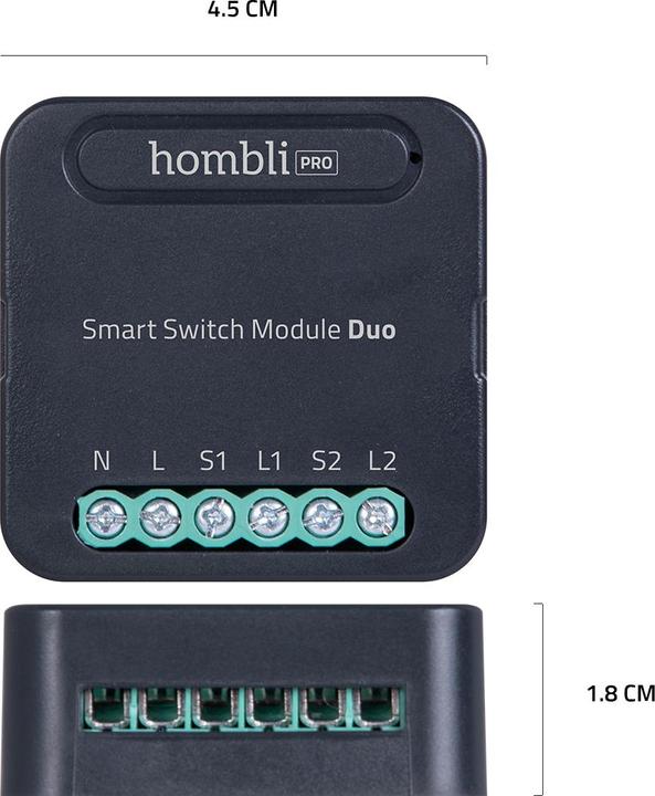 Produktbild Hombli Smart Switch Module Duo (Schaltaktor)