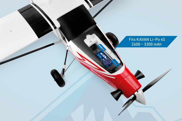 Produktbild Kavan Pilatus PC-6 Porter 1500mm ARF - rot (Scale Modell)