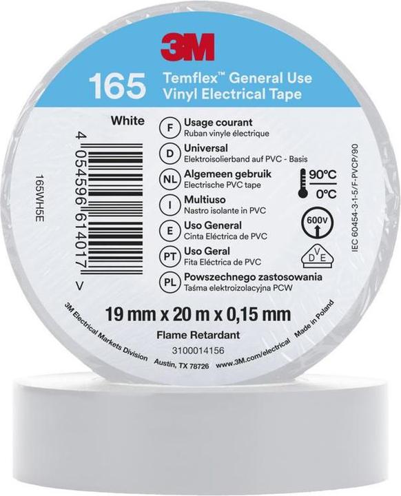 Image du produit 3M Bande isolante Temflex (19 mm)