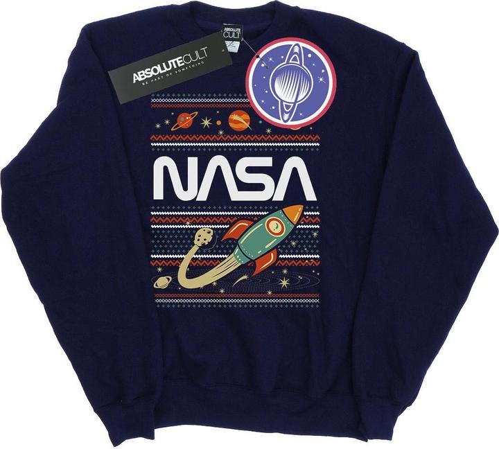 Nasa Fair Isle Sweatshirt Mädchen