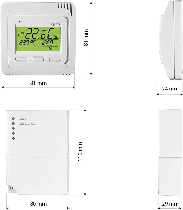 Produktbild Elektrobock EOB FRT7B2 Display mit Hintergrundbeleuchtung