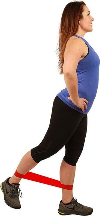Produktbild Stride Gummi Fitness Übungsbänder / Widerstandsbänder / Gymnastikbänder 5er Set (0.12 m)