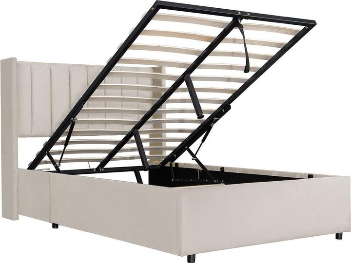 Image du produit Juskys Lit rembourré Savona (140 x 200)