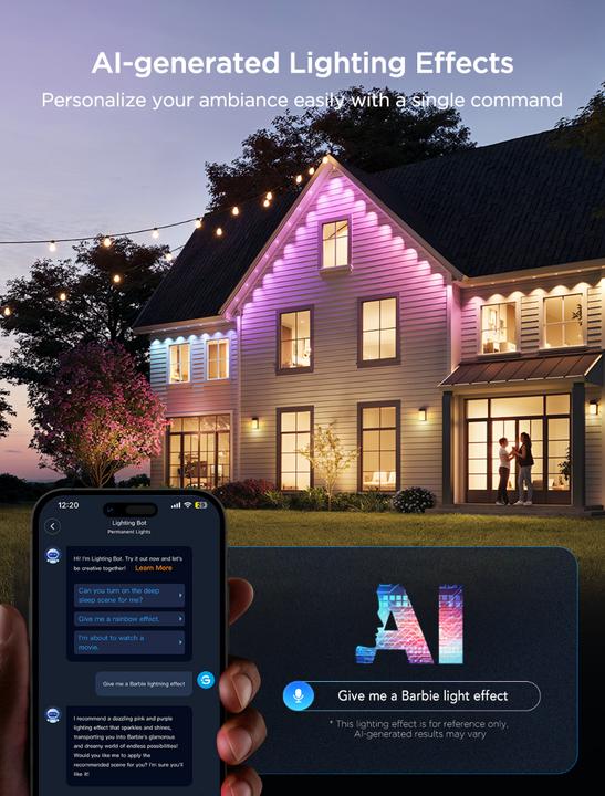 Actual product image Govee Permanent Outdoor Lights 2 - 30M (480 lm, IP67)