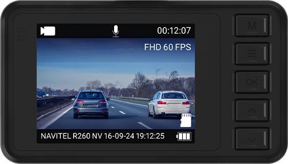 Navitel Registratore video GPS | R260 NV | Full HD 19201080 | Mappe incluse (320")