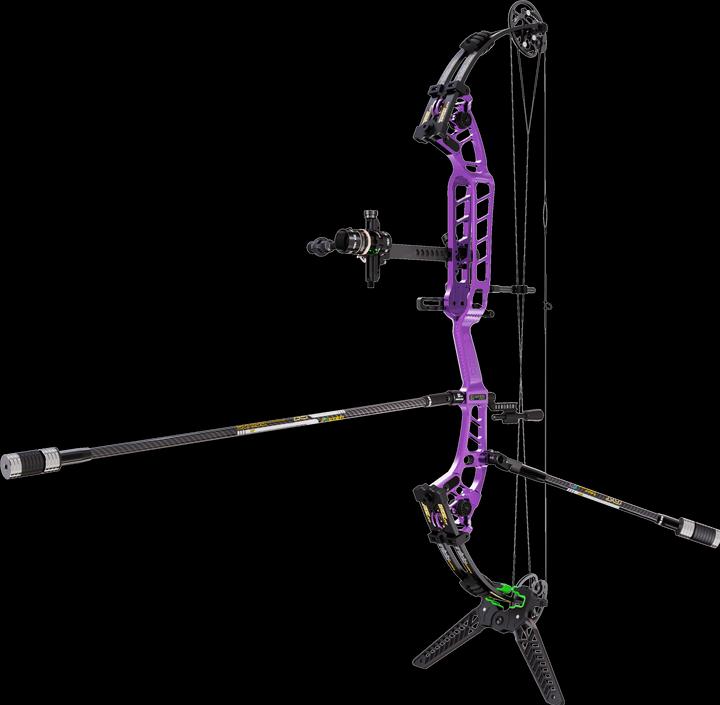 Actual product image Sanlida Hero 10 II Advanced Set RH 50-60 lbs 29-32" Purple