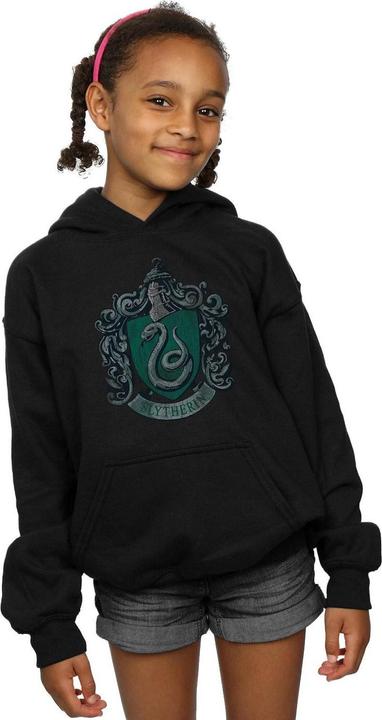 Produktbild Slytherin Distressed Crest Kapuzenpullover Mädchen (140, 146)