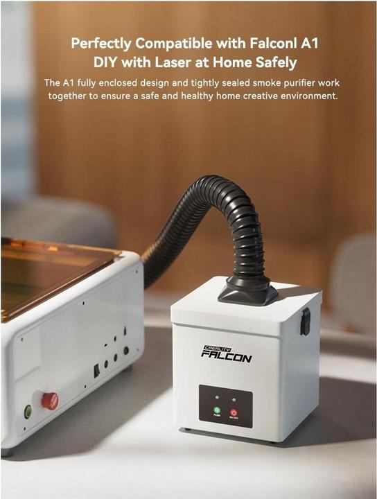 Produktbild Creality Desktop Falcon Smoke Purifier Yw45 (Reinigung)