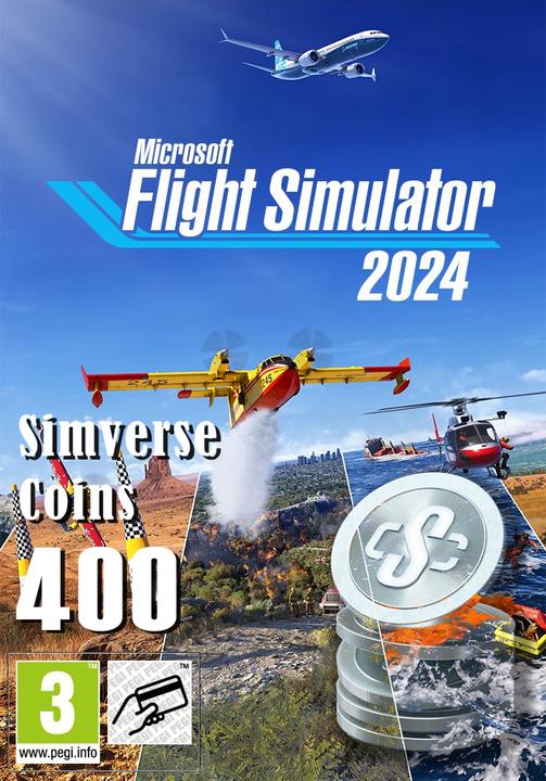 Actual product image Microsoft Xbox Flight Simulator 2024 - 400 Simverse Coins Download Code