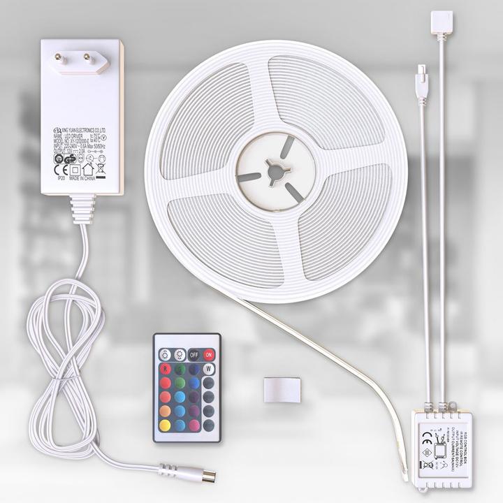 Image du produit B.K.Licht Bande LED RVB, 3m, 90xLED RVB/0,11W (Intérieur)