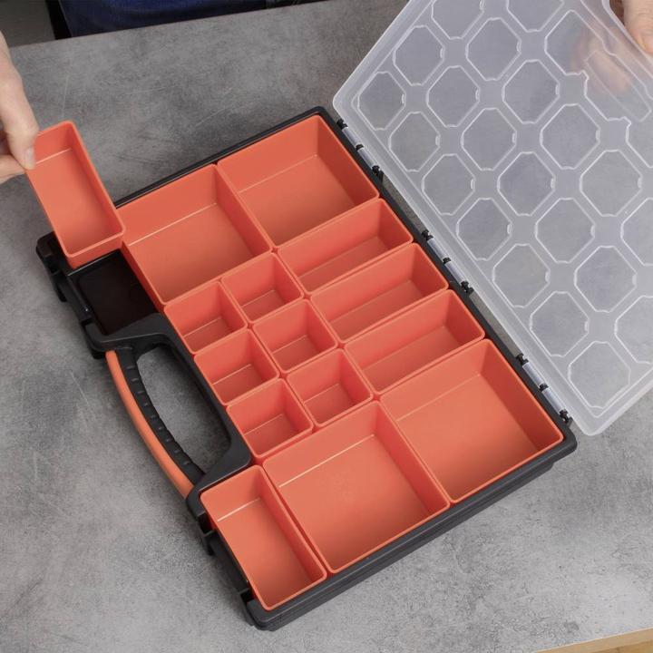 Actual product image Quadrios 23SA092 Assortment box (L x W x H) 37 x 27.2 x 6 cm Number of compartments: 1
