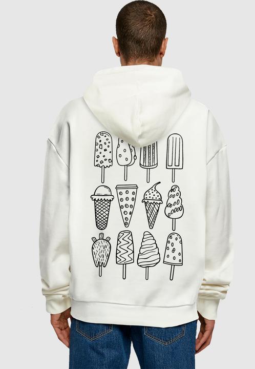 Immagine prodotto Merchcode Felpa con cappuccio oversize Ice Cream - 170165 (M)