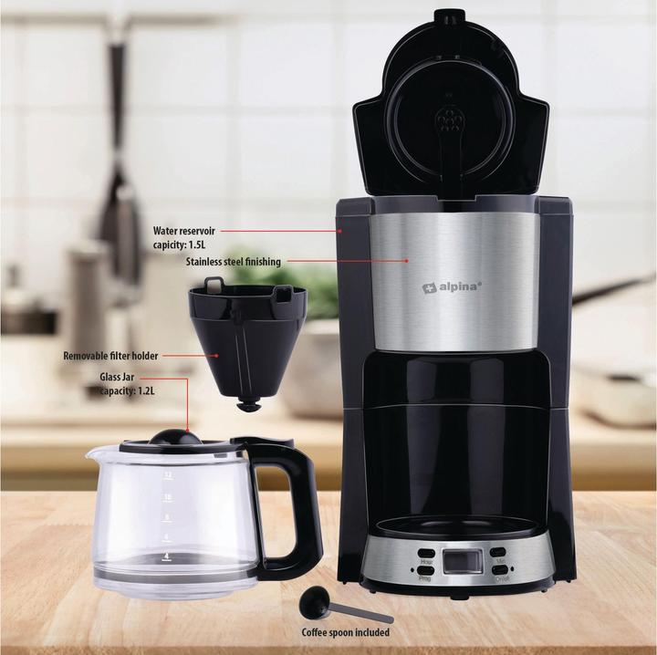 Image du produit alpina Cafetière 230V SS 1000W