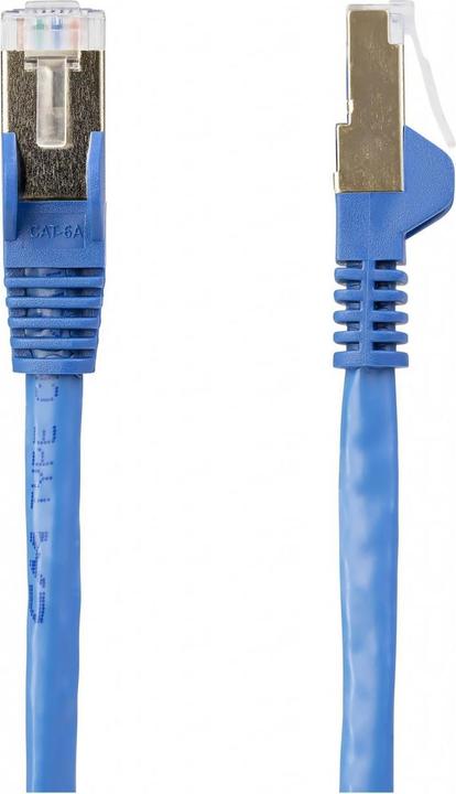Actual product image StarTech Patch Cable Cat6a 2m Blue (STP, CAT6a, 2 m)