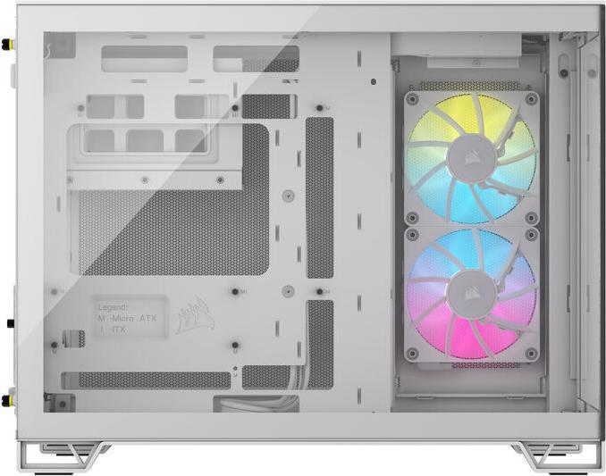 Actual product image Corsair Case iCUE 2500X RGB Midi TG white (mATX)