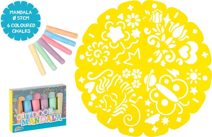 Produktbild Grafix Bürgersteig Kreide Mandala
