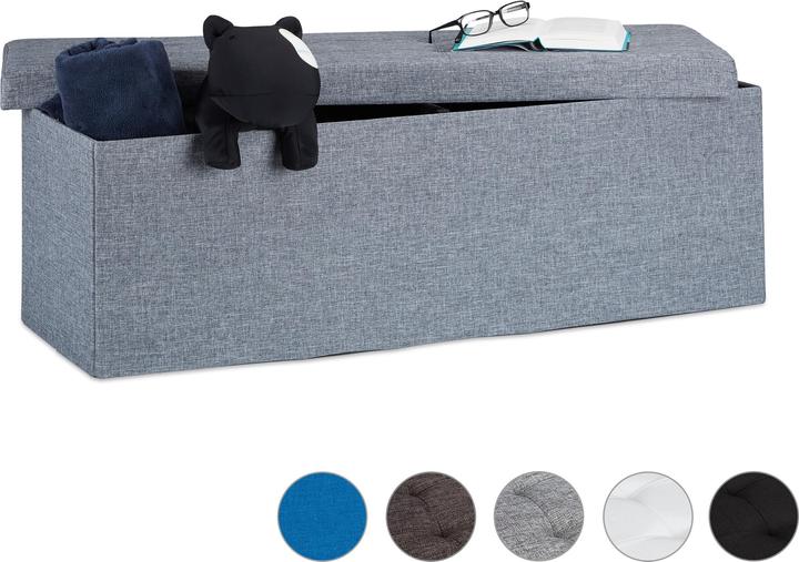 Actual product image Relaxdays Folding Storage Bench (114 cm)
