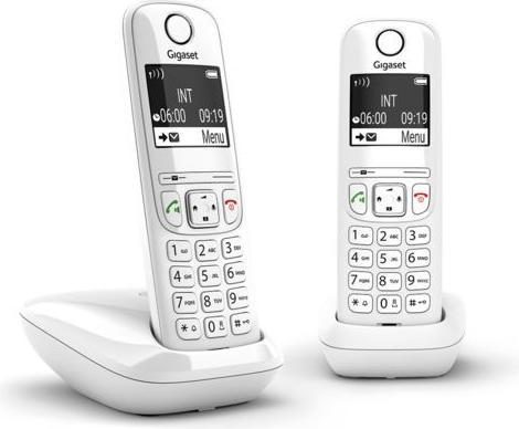 Actual product image Gigaset As690 Duo Dect Phone White